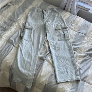 Simple Society Light Gray Cargo Pants
